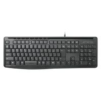 エレコム 静音設計 有線フルキーボード ブラック TK-FCM090SBK 1個