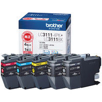ブラザー 純正 インクカートリッジ LC3111-4PK+LC3111B 1パック(5個入) (アスクル限定) LC3111シリーズ