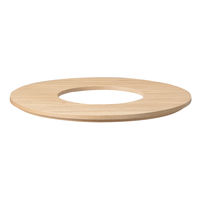 無印良品 木製ごみ箱用フタ オーク材突板・丸型 02439712 良品計画