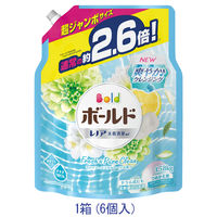 ボールド プラチナクリーン液体洗剤 アクアピュアクリーンの香り 超ジャンボ詰替え1580mL 1箱(6個入) P&G