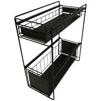 【アウトレット】イシガキ産業 シンク下スライドラック2段スリム 幅20.5×奥行43.5×高さ45cm 1個 HO1710