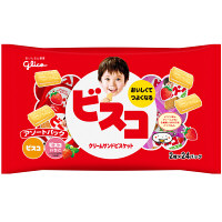 江崎グリコ ビスコ大袋アソートパック 1セット(24パック×3袋)