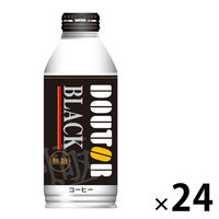 【アウトレット】缶コーヒー DOUTOR COFFEE(ドトールコーヒー) レアルブラック 無糖 ボトル缶 400g 1箱(24本入)