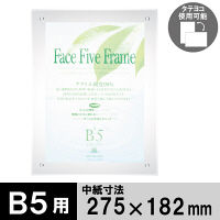 アートプリントジャパン フェイスファイブフレーム B5(外寸:307×232mm) クリア