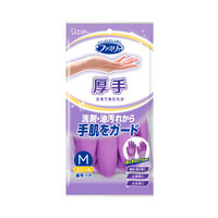 エステー ファミリービニール厚手 指・手のひら強化Mパープル 702817