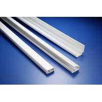 KSS 片開きプラスチックモール(両面テープ付) 壁用モール ホワイト 長さ50cm×約幅20mm OS2012TWEZ 1本