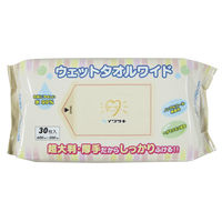 濡れタオル イワツキ ウェットタオルワイド 1パック(30枚入)