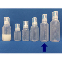シンリョウ カップ付ボトル無地 150mL 307044 1箱(100本入) (わけあり品)