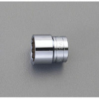esco(エスコ) 1/2sqx18mmソケット EA618RL-18 1セット(6個)(わけあり品)