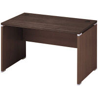 ARAN WORLD エイドスシリーズ(EIDOS) デスク 幅1200×奥行700mm ダークブラウン 1台(2梱包) (わけあり品)