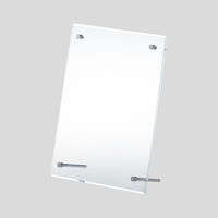 アスクル アクリル製 レジサイン 2L幅180×高さ240mm 3個 (わけあり品)