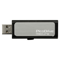 グリーンハウス USB3.0対応スライド式ピコドライブセキュア4GB GH-UF3SR4G-A 1個 (わけあり品)