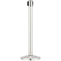 Adatto 自動ロック機能付きべルトポールパーティション スタンダード グリーン 1台 (わけあり品)