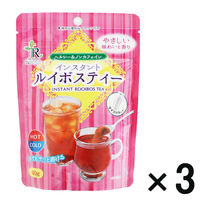 【アウトレット】【ノンカフェイン】宇治の露製茶 インスタントルイボスティー 1セット(40g×3袋)