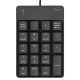 ナカバヤシ(Digio2) USBテンキーボード ブラック TNK-SU226BK 1個
