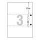 アスクル マルチプリンタ用紙 A4 3面 U248-302-V003 1冊(500枚入)
