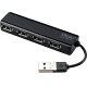 ナカバヤシ(Digio2) USBハブ(USB HUB) ブラック USB2.0対応/バスパワー/USB2.0×4ポート UH-2294BK